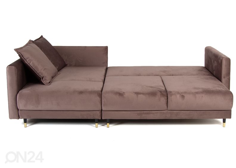 Divaanivuodesohva vuodevaatelaatikolla kuvasuurennos