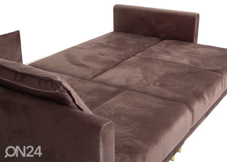 Divaanivuodesohva vuodevaatelaatikolla kuvasuurennos