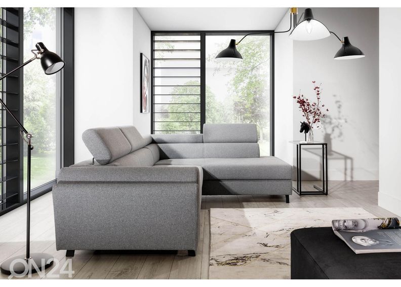 Divaanivuodesohva vuodevaatelaatikolla kuvasuurennos