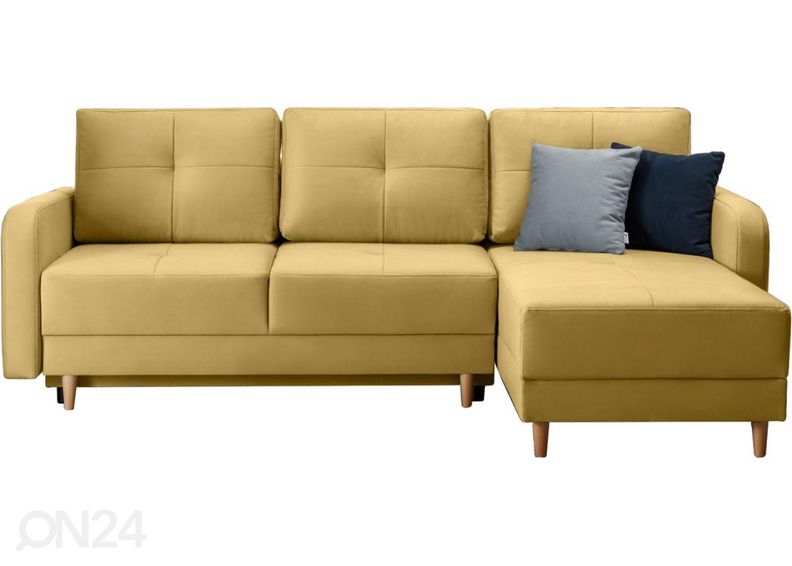 Divaanivuodesohva vuodevaatelaatikolla kuvasuurennos