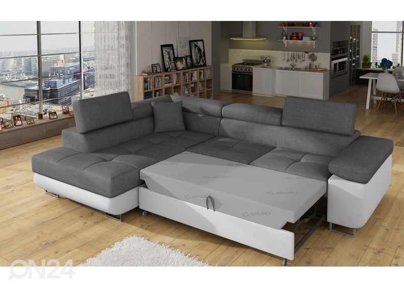 Divaanivuodesohva vuodevaatelaatikolla Bremen kuvasuurennos