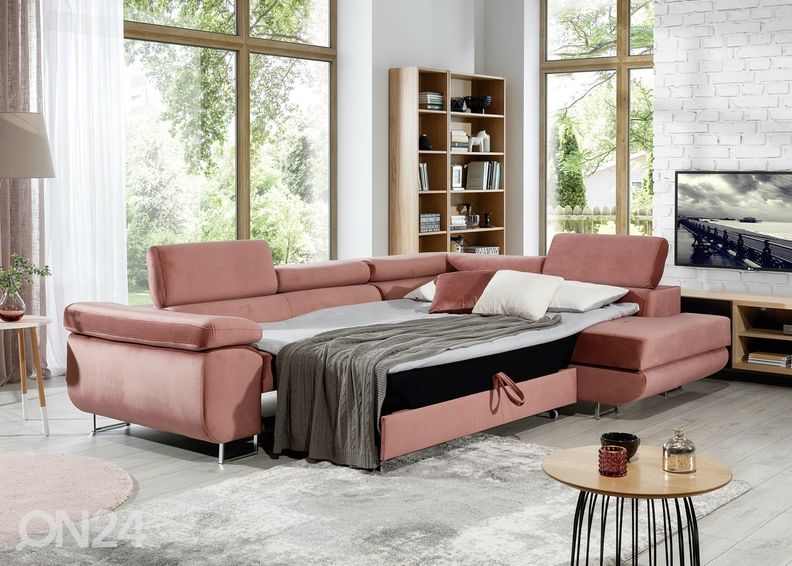 Divaanivuodesohva vuodevaatelaatikolla Bremen kuvasuurennos