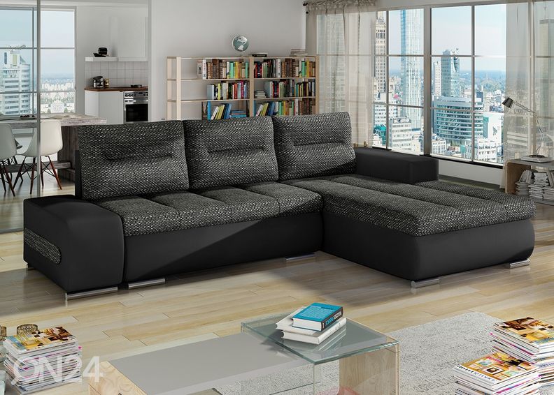 Divaanivuodesohva vuodevaatelaatikolla Detroit kuvasuurennos