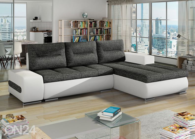 Divaanivuodesohva vuodevaatelaatikolla Detroit kuvasuurennos