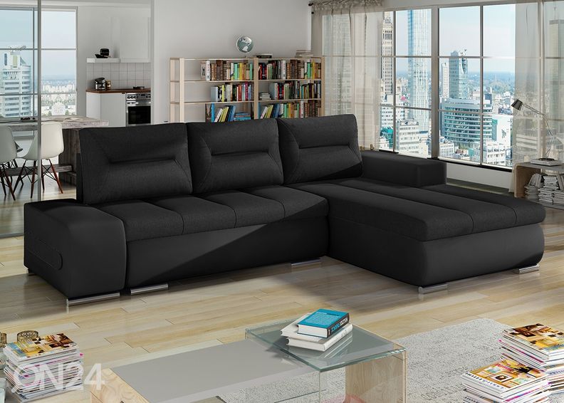 Divaanivuodesohva vuodevaatelaatikolla Detroit kuvasuurennos