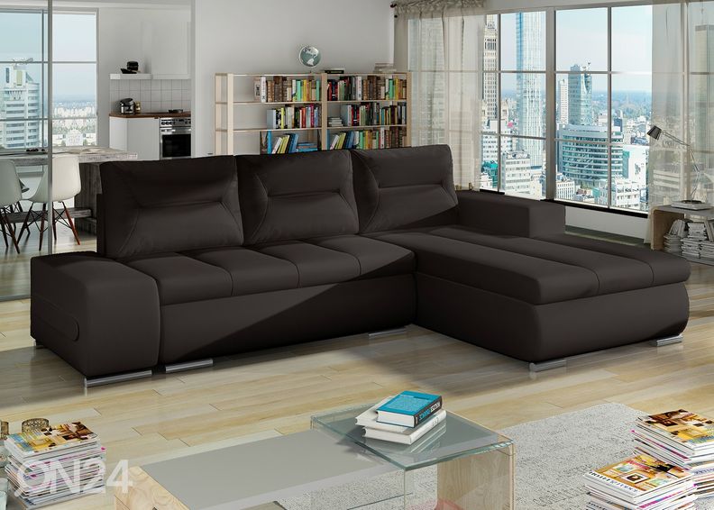 Divaanivuodesohva vuodevaatelaatikolla Detroit kuvasuurennos