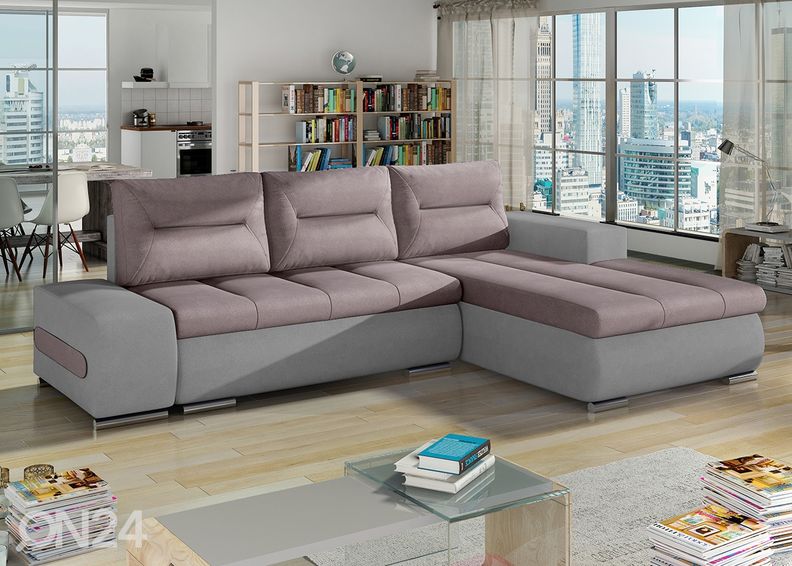 Divaanivuodesohva vuodevaatelaatikolla Detroit kuvasuurennos