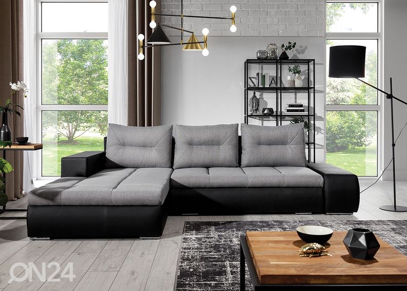 Divaanivuodesohva vuodevaatelaatikolla Detroit kuvasuurennos