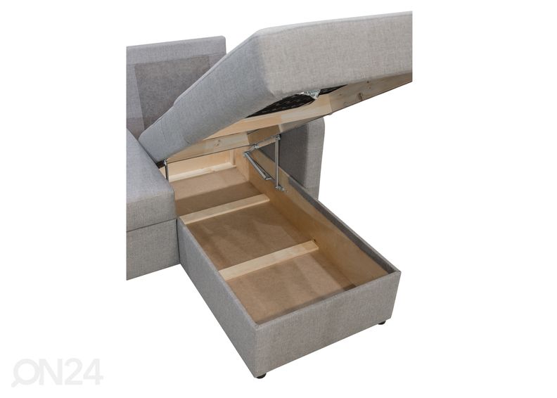 Divaanivuodesohva vuodevaatelaatikolla Karet XL 216 cm kuvasuurennos