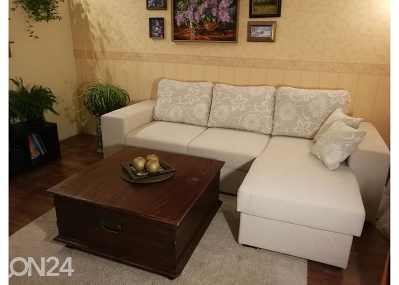 Divaanivuodesohva vuodevaatelaatikolla Tuuli kuvasuurennos