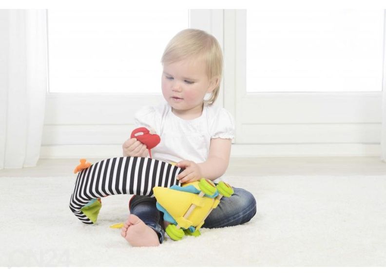 Dolce Toys vedettävä lelu värikäs etana Sammy kuvasuurennos