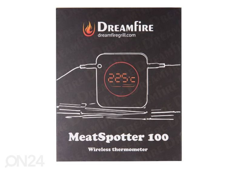 Dreamfire® Meatspotter 100 Bluetooth-lämpömittari kahdella anturilla kuvasuurennos