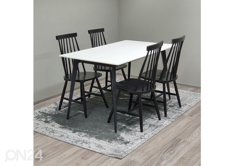 Easy Care matto Dione harmaa 160x230 cm kuvasuurennos