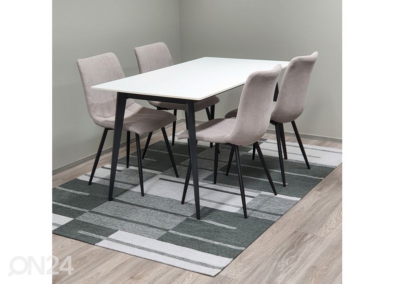 Easy Care matto Karina harmaa 160x230 cm kuvasuurennos