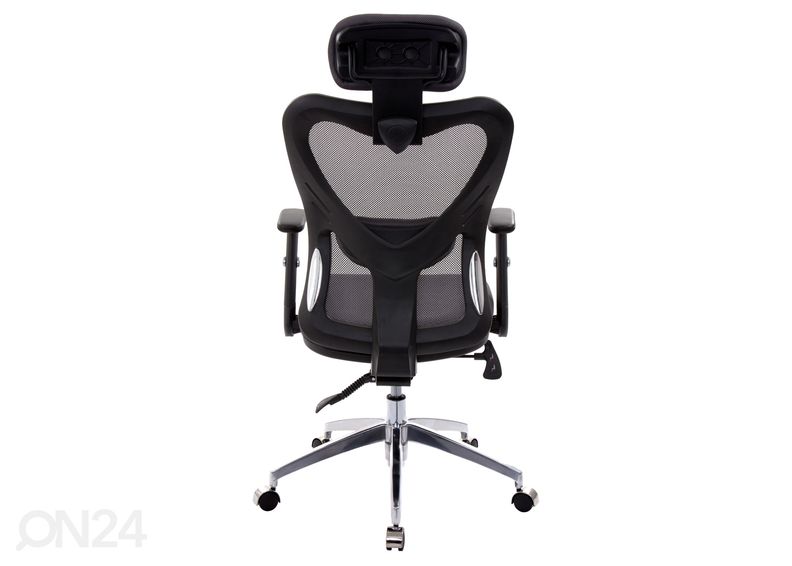 Ergonominen työtuoli Evita Deluxe musta kuvasuurennos