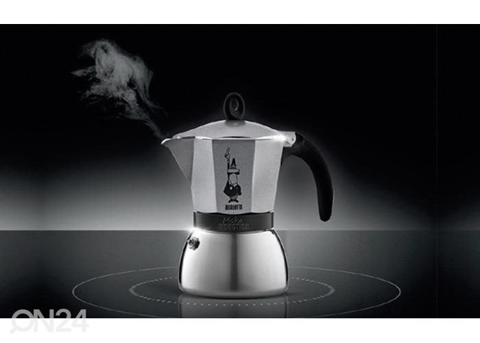 Espressokannu Bialetti Moka 9 kupilliselle antrasiittiharmaa kuvasuurennos