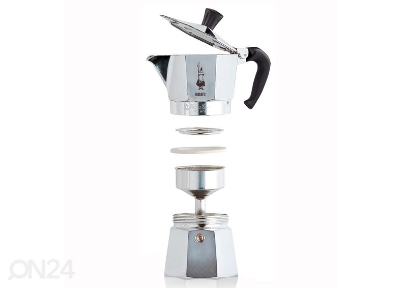 Espressokannu Bialetti Moka express 3 kupille kuvasuurennos
