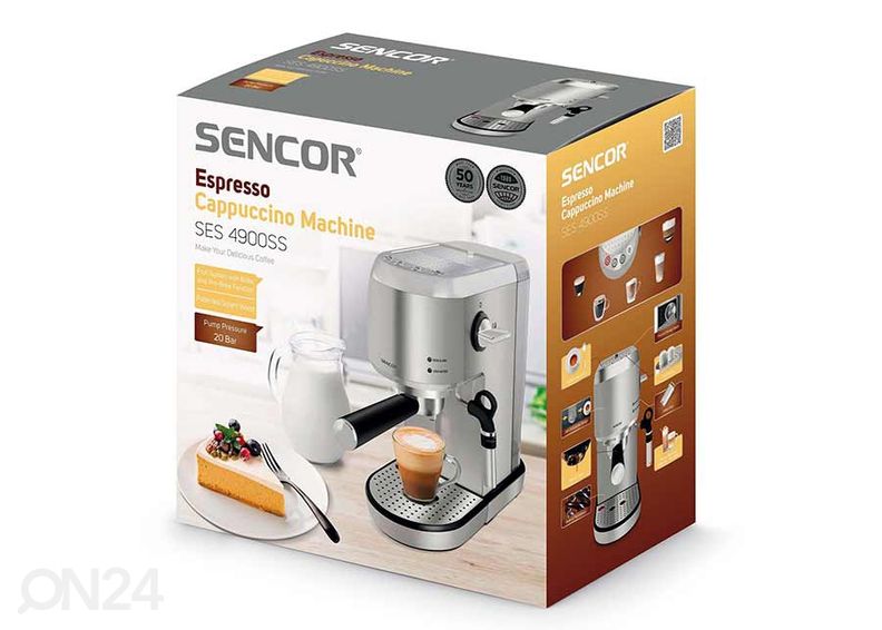 Espressokeitin Sencor SES4900SS kuvasuurennos