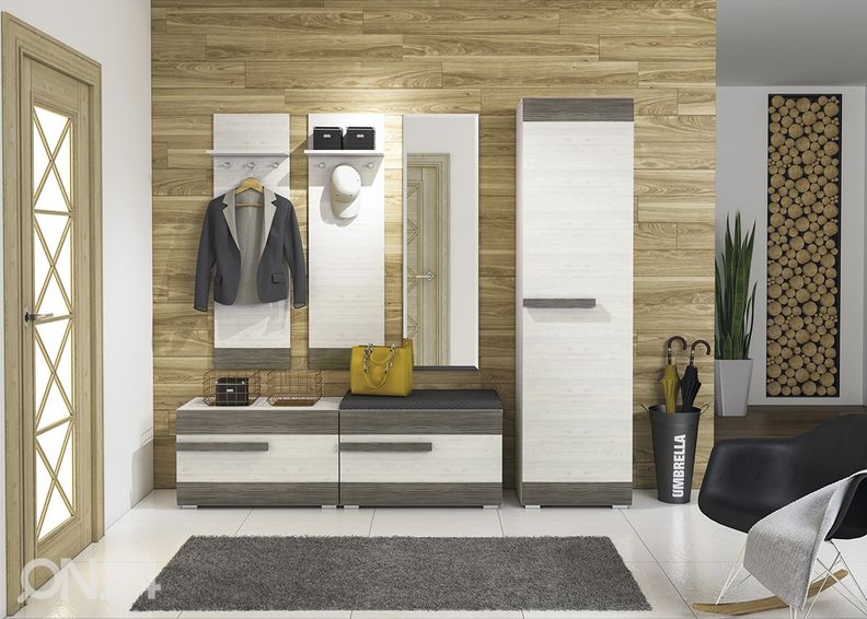 Eteiskaappi Bianca kuvasuurennos