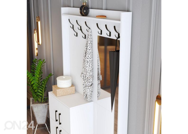 Eteiskaappi / vaatekaappi kuvasuurennos