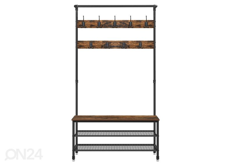 Eteisnaulakko, ruskea/musta kuvasuurennos