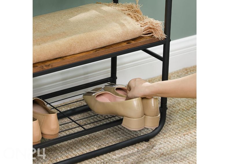 Eteisnaulakko, ruskea/musta kuvasuurennos