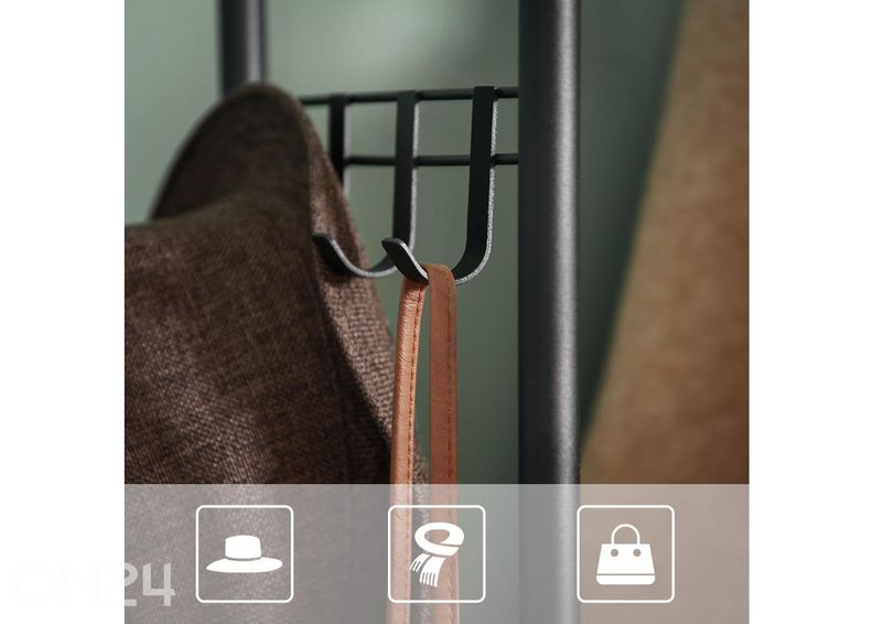 Eteisnaulakko, ruskea/musta kuvasuurennos