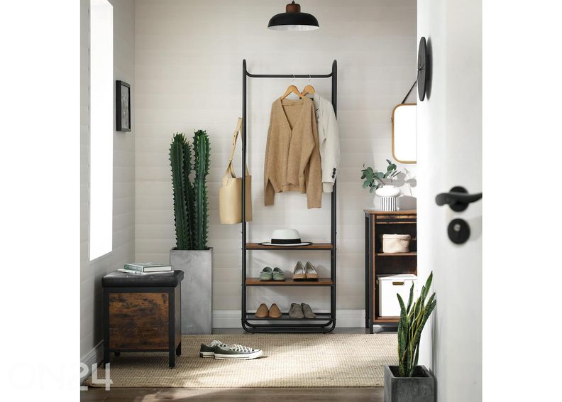 Eteisnaulakko, ruskea/musta kuvasuurennos