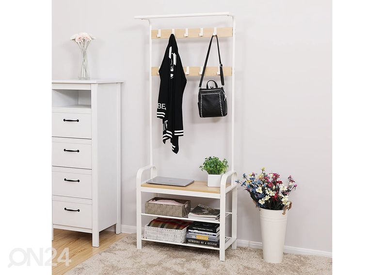 Eteisnaulakko, valkoinen/beige kuvasuurennos