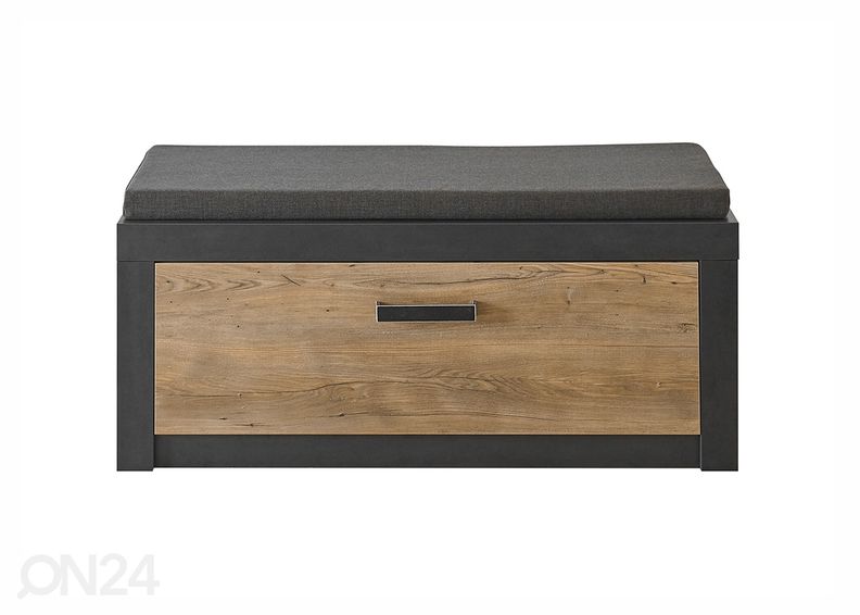 Eteispenkki istuinpehmusteella Brügge 107 cm kuvasuurennos