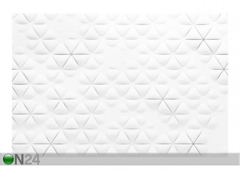 Fleece-kuvatapetti Abstract Triangles In 3D kuvasuurennos