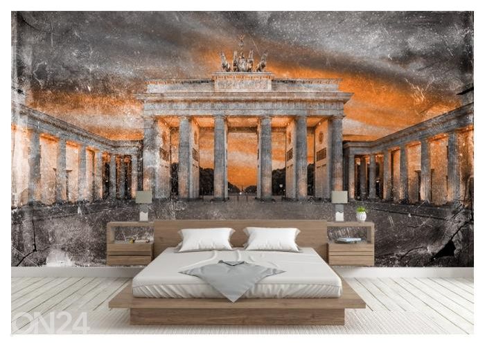 Fleece-kuvatapetti Art Mural Brandenburg Gate 368x254 cm kuvasuurennos