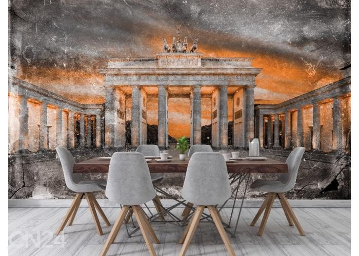 Fleece-kuvatapetti Art Mural Brandenburg Gate 368x254 cm kuvasuurennos