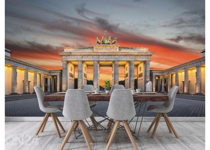 Fleece kuvatapetti Brandenburg Gate 416x290 cm kuvasuurennos