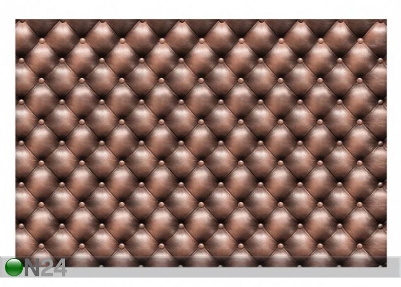 Fleece-kuvatapetti Chesterfield Leather kuvasuurennos