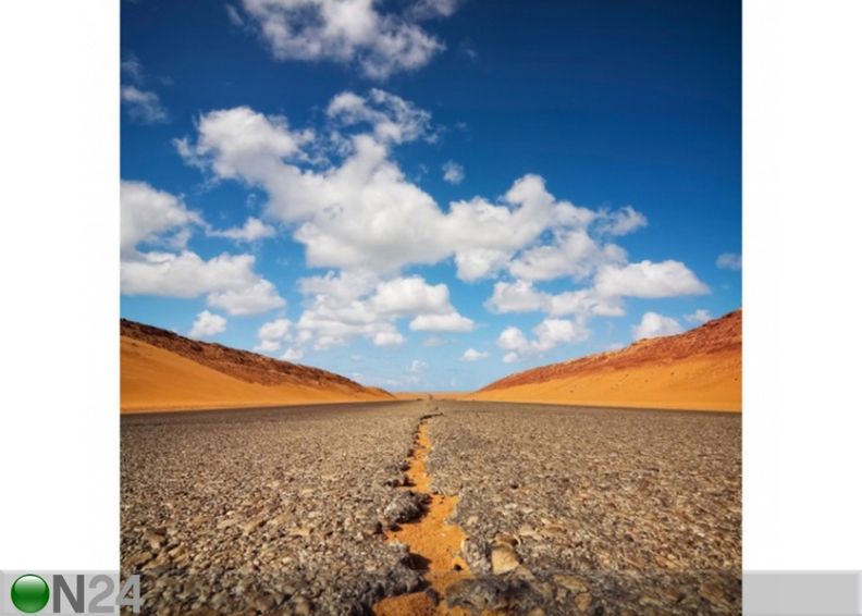 Fleece-kuvatapetti DESERT ROAD kuvasuurennos
