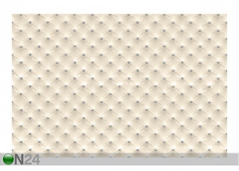 Fleece-kuvatapetti Diamond Cream Luxury kuvasuurennos
