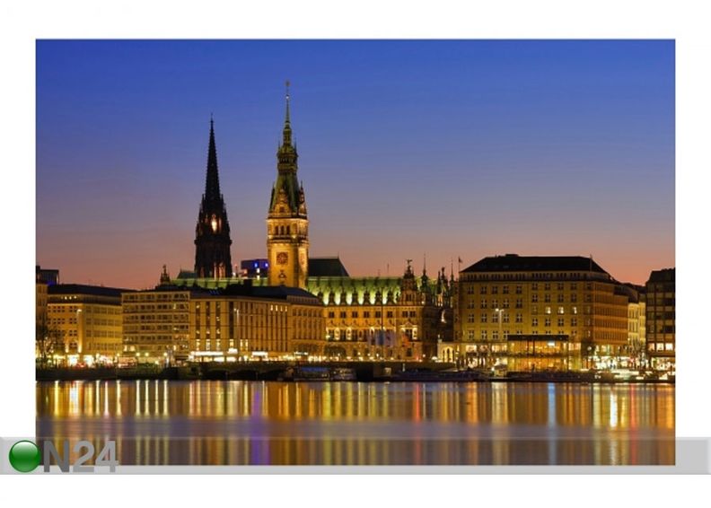 Fleece-kuvatapetti HAMBURG PANORAMA kuvasuurennos