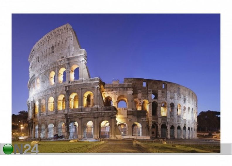 Fleece-kuvatapetti ILLUMINATED COLOSSEUM kuvasuurennos