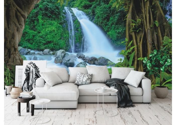 Fleece kuvatapetti Nepal Jungle 400x260 cm kuvasuurennos