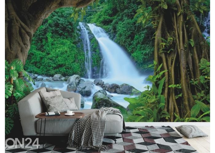 Fleece kuvatapetti Nepal Jungle 400x260 cm kuvasuurennos