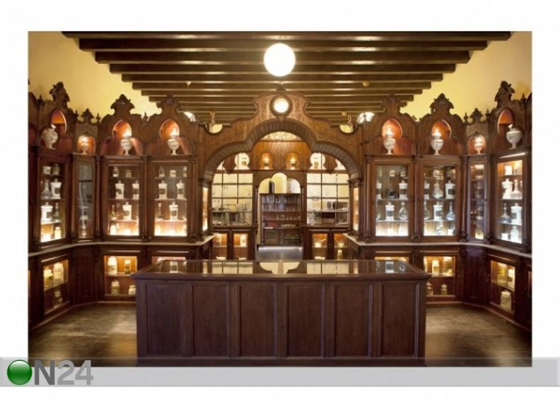 Fleece-kuvatapetti Old Spanish Pharmacy kuvasuurennos