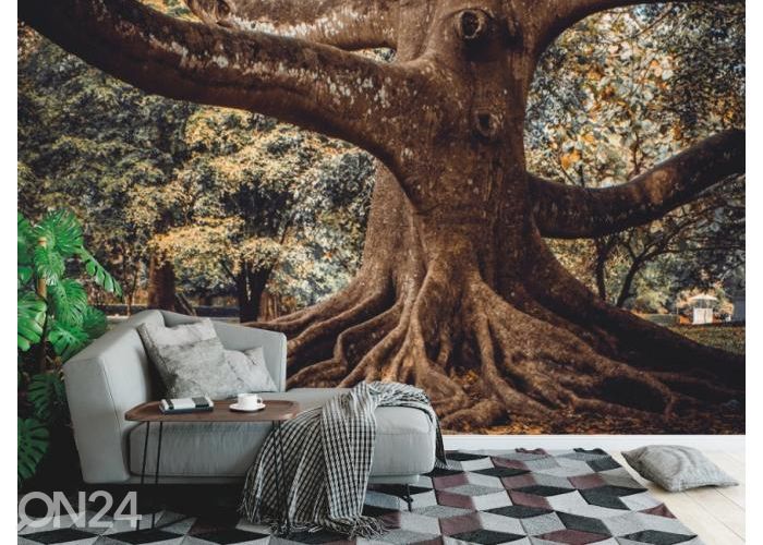 Fleece kuvatapetti Tree Root 400x260 cm kuvasuurennos