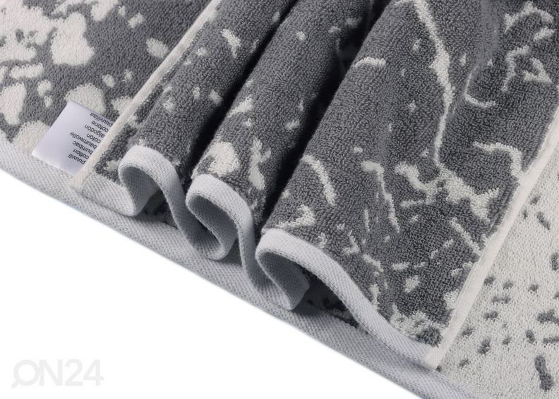 Froteepyyhkeet Marble harmaa, 2 kpl kuvasuurennos