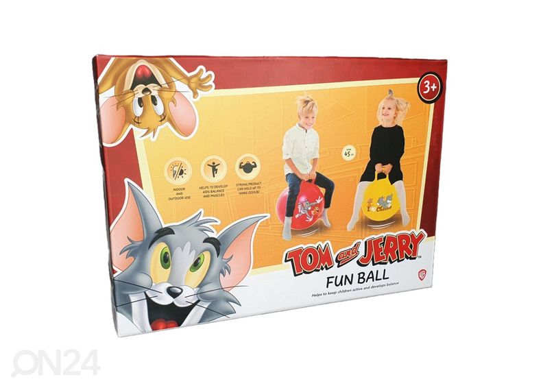 Gerardo's Toys hyppypallo Fun Ball Tom & Jerry, punainen kuvasuurennos