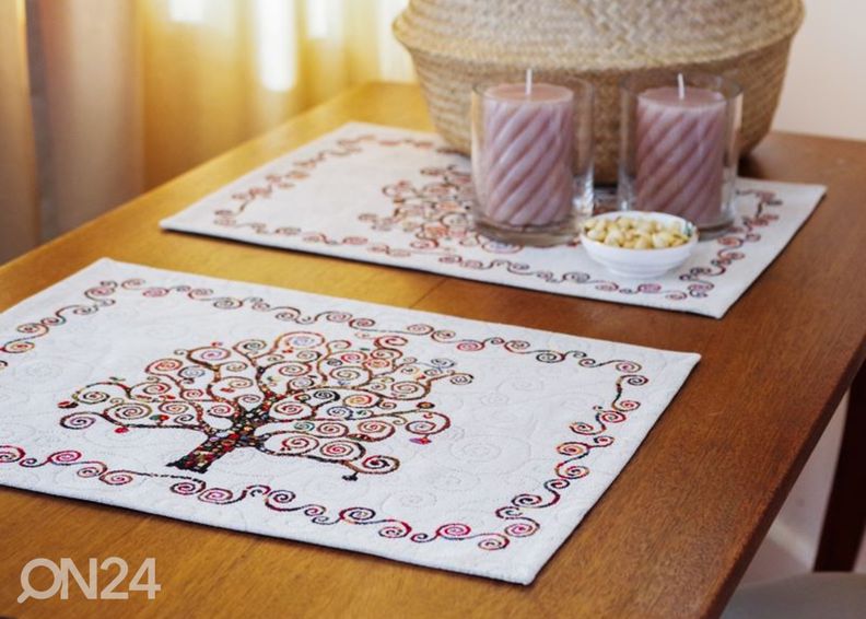 Globeliinikangas pöytäliina/kattausliina Art 35x47 cm kuvasuurennos