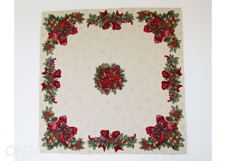Gobeliini joululiina ZOLA 100x100 cm kuvasuurennos