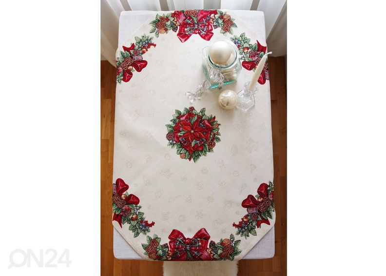 Gobeliini joululiina ZOLA 100x100 cm kuvasuurennos