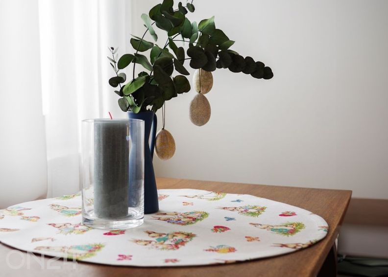 Gobeliinikangas liina Ostern Ø 65 cm kuvasuurennos