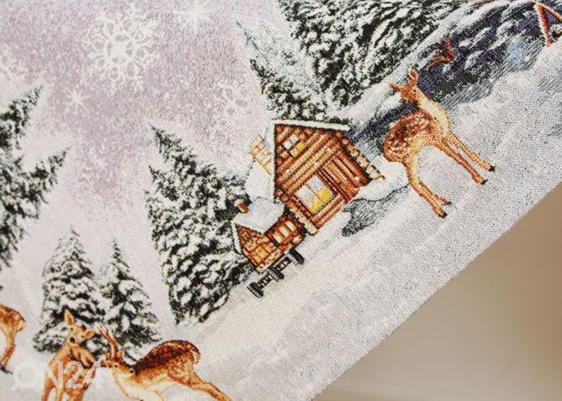 Gobeliinikangas pöytäliina Winter 140x216 cm kuvasuurennos